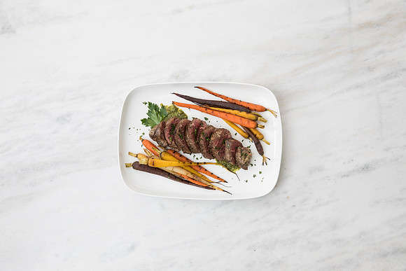 Gourmet Essentials Serving Tray-Lean Plating_Overhead